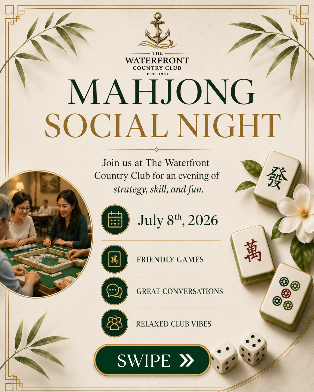 Mahjong Social Night